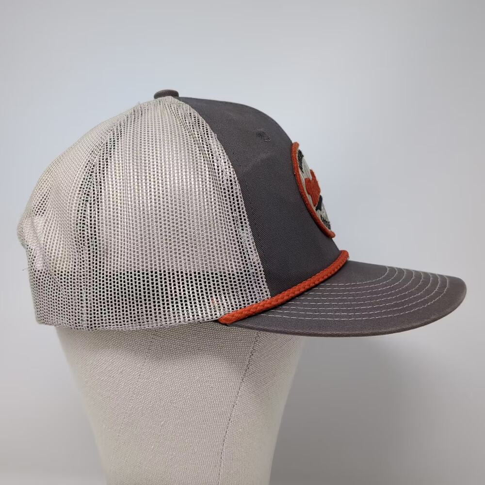 Dale Brisby Radiator Ranch Cattle Company Trucker Hat Gray OS Mesh Snapback Rope - Picture 5 of 9